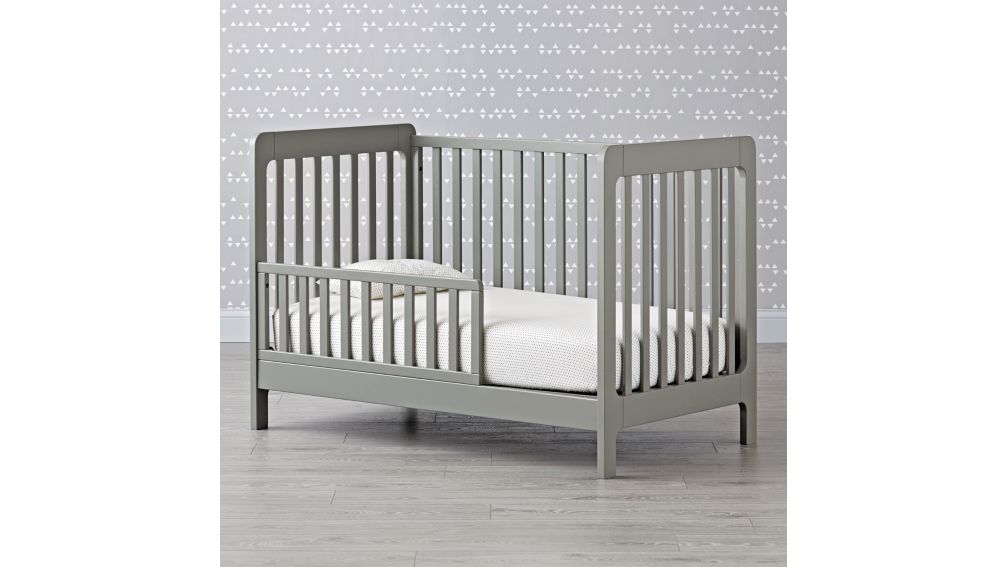 Modern Wooden Carousel Baby Crib (Grey) Crate and Barrel