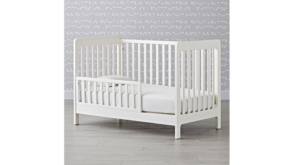 Modern Wooden Carousel Baby Crib (White) Crate and Barrel