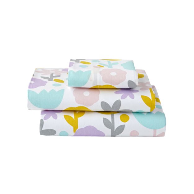 Floral Toddler Bedding Sheet Set in Toddler Bedding + Reviews Crate