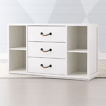 White Wood Dressers Crate And Barrel