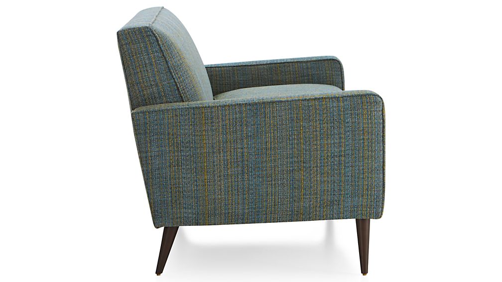 Torino Blue Modern Apartment Sofa Crate and Barrel