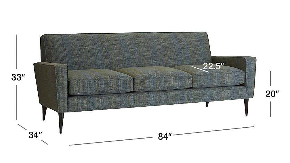 Torino 3Seat Sofa Crate and Barrel