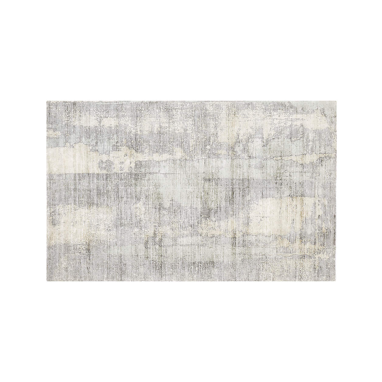 Tottori Grey Abstract Rug 5'x8' + Reviews Crate and Barrel