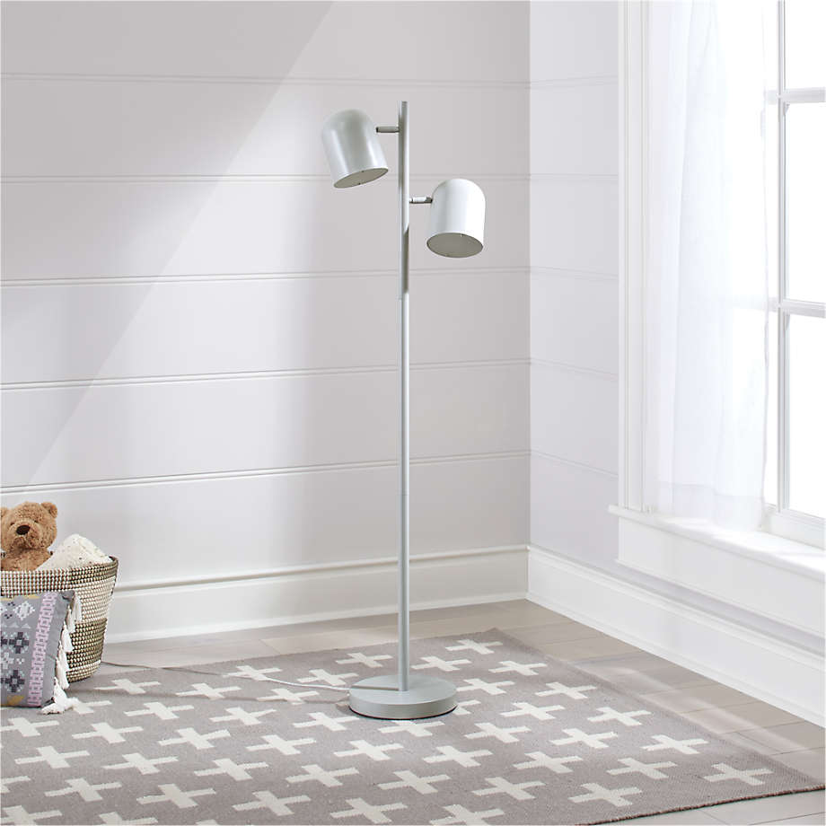 Gray Touch Floor Lamp + Reviews | Crate and Barrel