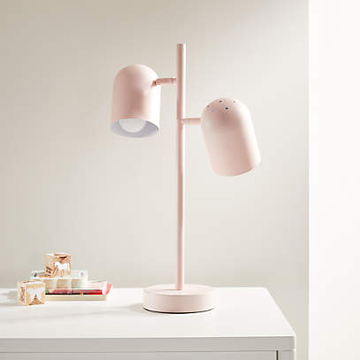 pink lamp table