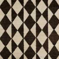 Toulon Jute Harlequin Black Rug Swatch 12"x18"