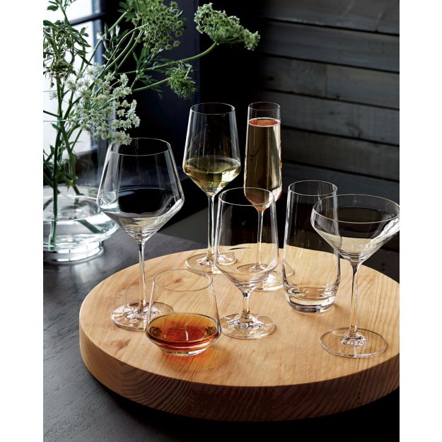 Tour White Wine Glass in Wine Glasses + Reviews Crate and Barrel