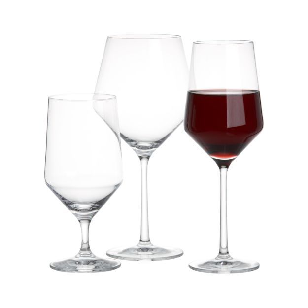 Tour Water Goblet in Drinking Glasses + Reviews | Crate and Barrel