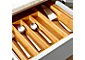 Expandable Bamboo Flatware Tray