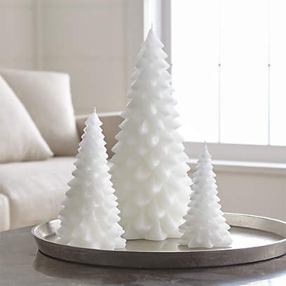 White Tree Candles Crate And Barrel