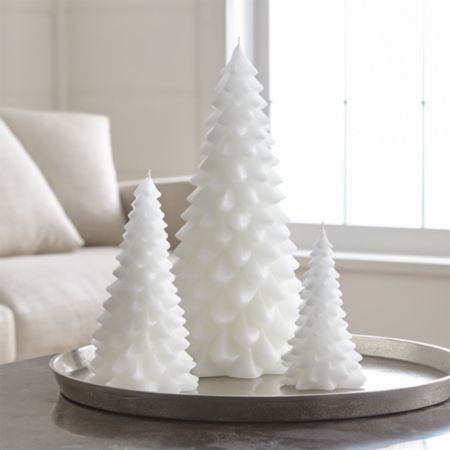 White Tree Candle Crate And Barrel