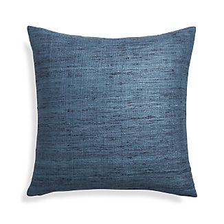 Blue Throw Pillows Crate And Barrel Trevino Delfe 20 Pillow Cover