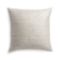Light Grey Pillow with Down-Alternative Insert | Crate and Barrel