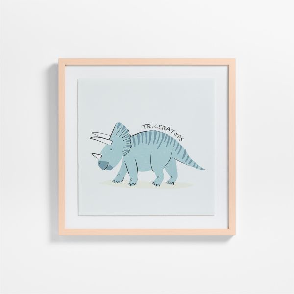 Triceratops Framed Wall Art Print