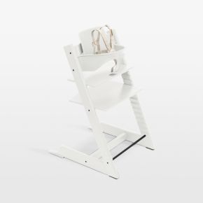 Image of Stokke ® Tripp Trapp ® White Wood Baby High Chair
