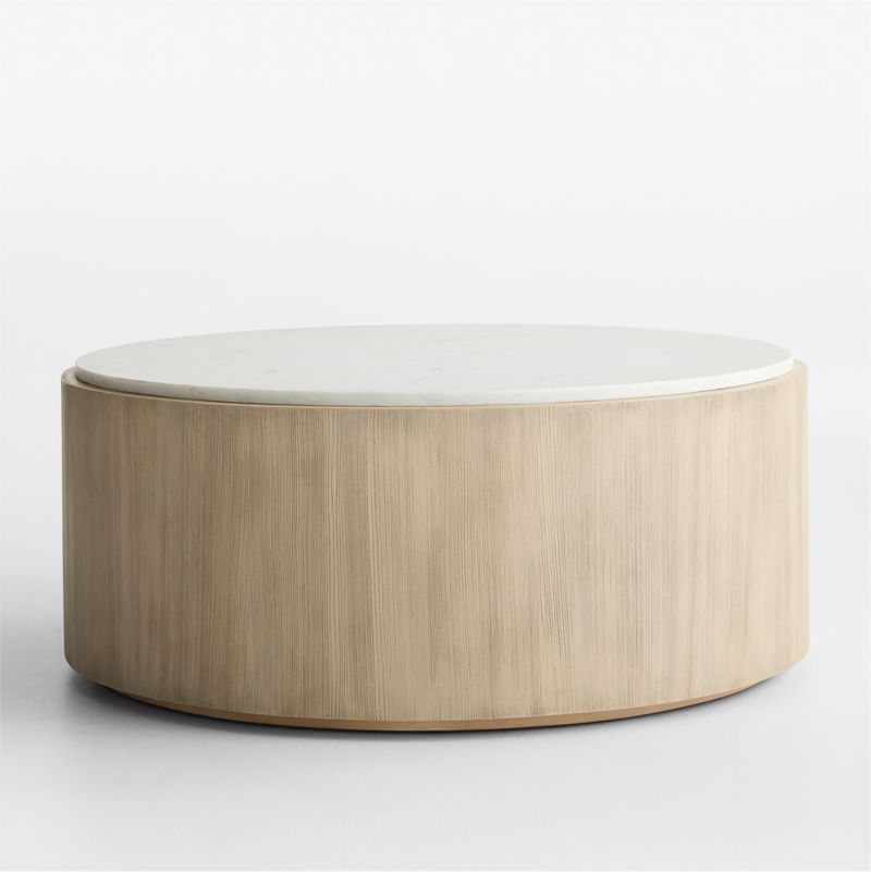 Troupe Marble and Natural Pine Wood 36