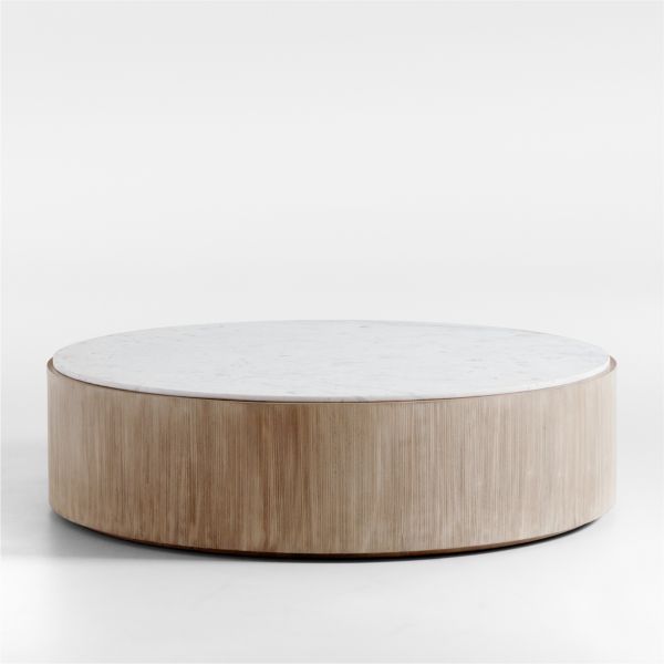 Troupe Marble and Natural Pine Wood 56
