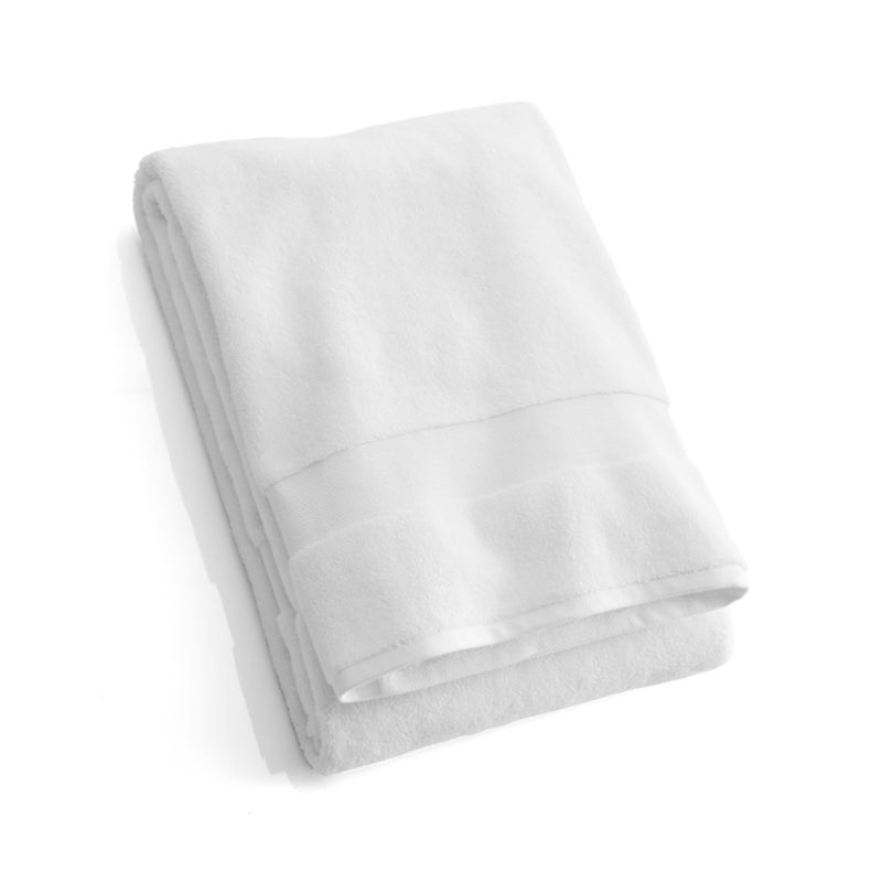 Turkish Cotton 800Gram White Bath Sheet + Reviews Crate and Barrel