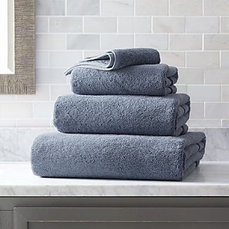 Organic 800-Gram Evening Blue Turkish Bath Towels