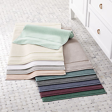 Bathroom Rugs And Bath Mats Crate And Barrel