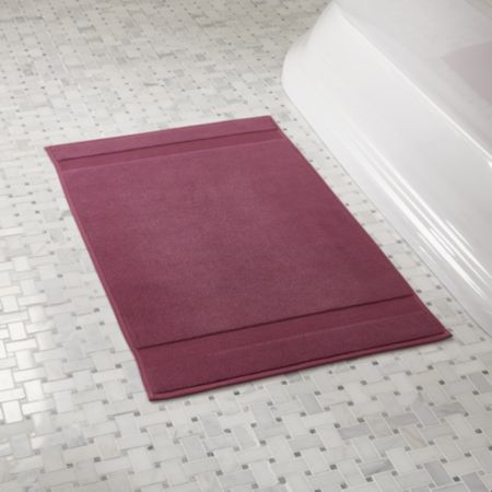 Organic Plum Turkish Bath Mat Reviews Crate And Barrel