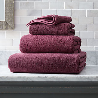 Organic 800-Gram Plum Turkish Bath Towels