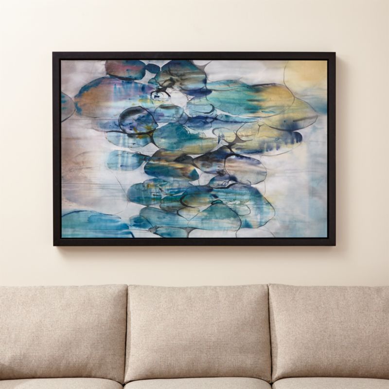 Turquoise Assemblage Print + Reviews | Crate and Barrel