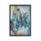 Turquoise Assemblage Print | Crate and Barrel