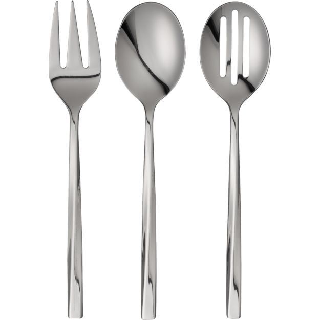 Twist 3Piece Serving Set + Reviews Crate and Barrel