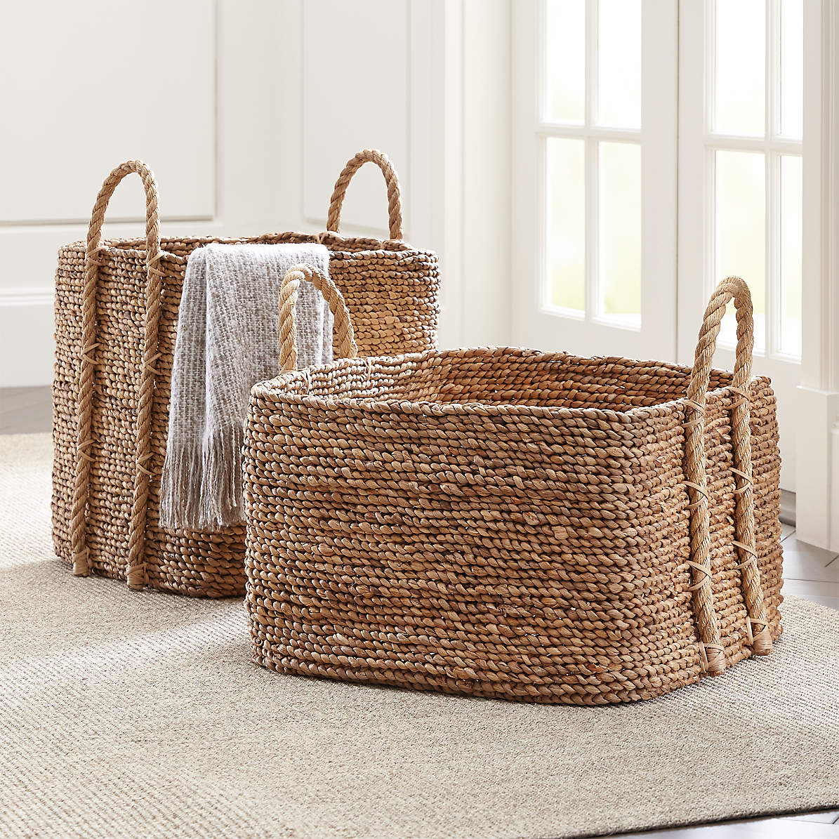 square rope basket