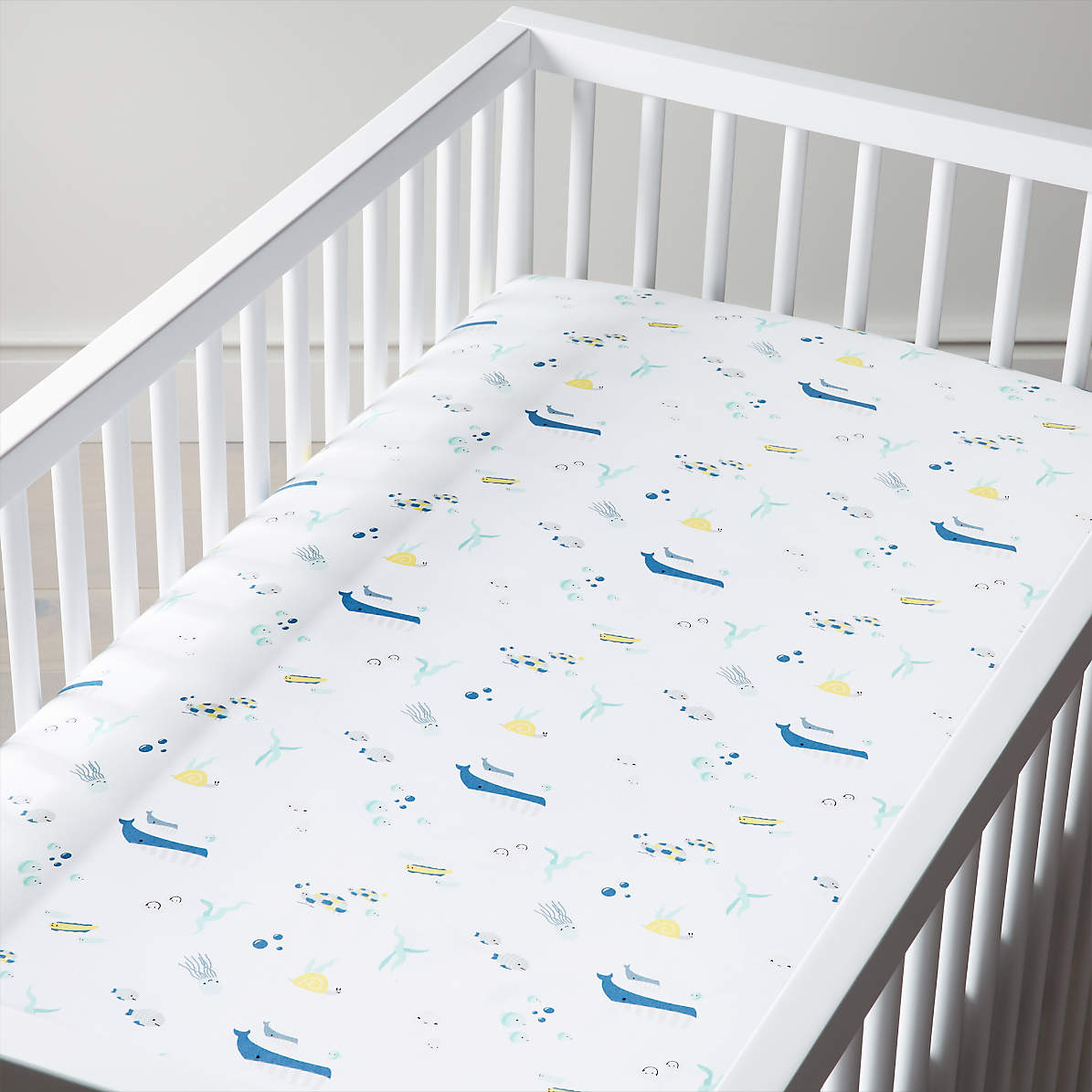 under the sea crib bedding girl