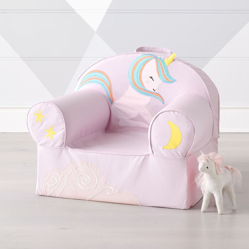 Large Unicorn Nod Chair + Reviews Crate and Barrel