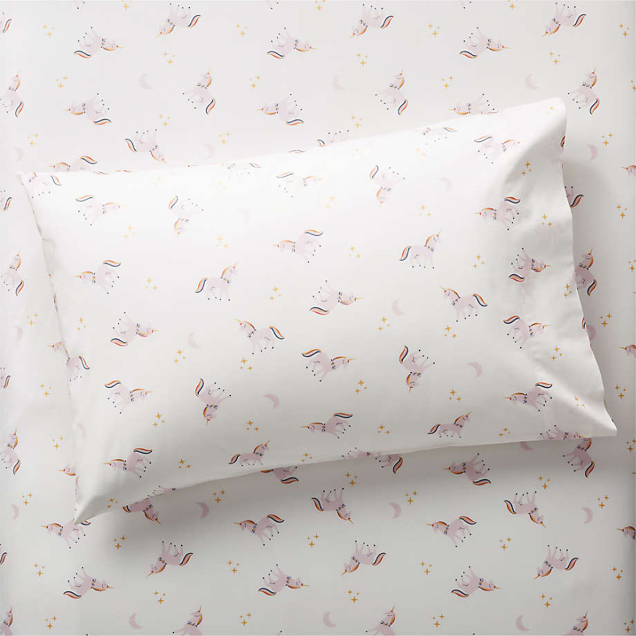 Organic Unicorn Pillowcase + Reviews Crate and Barrel