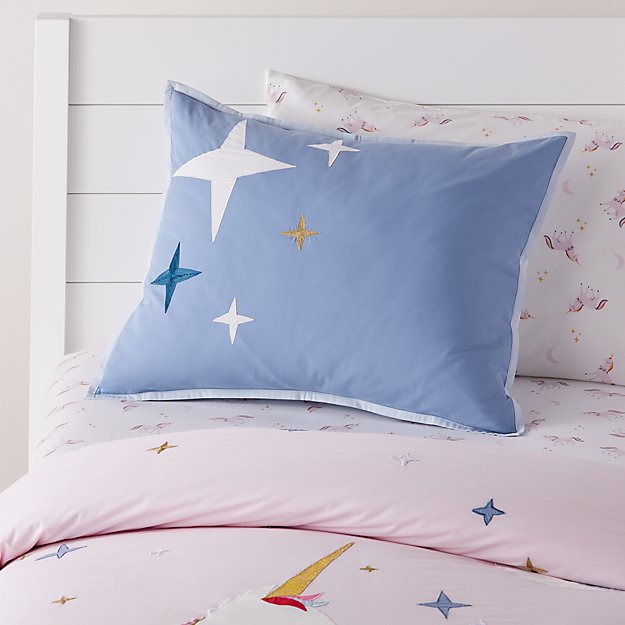 Unicorn Pillow Sham + Reviews | Crate and Barrel