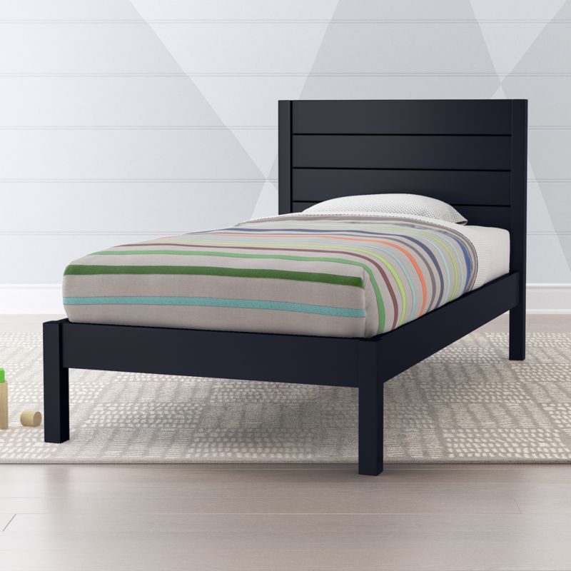 navy blue kids bed