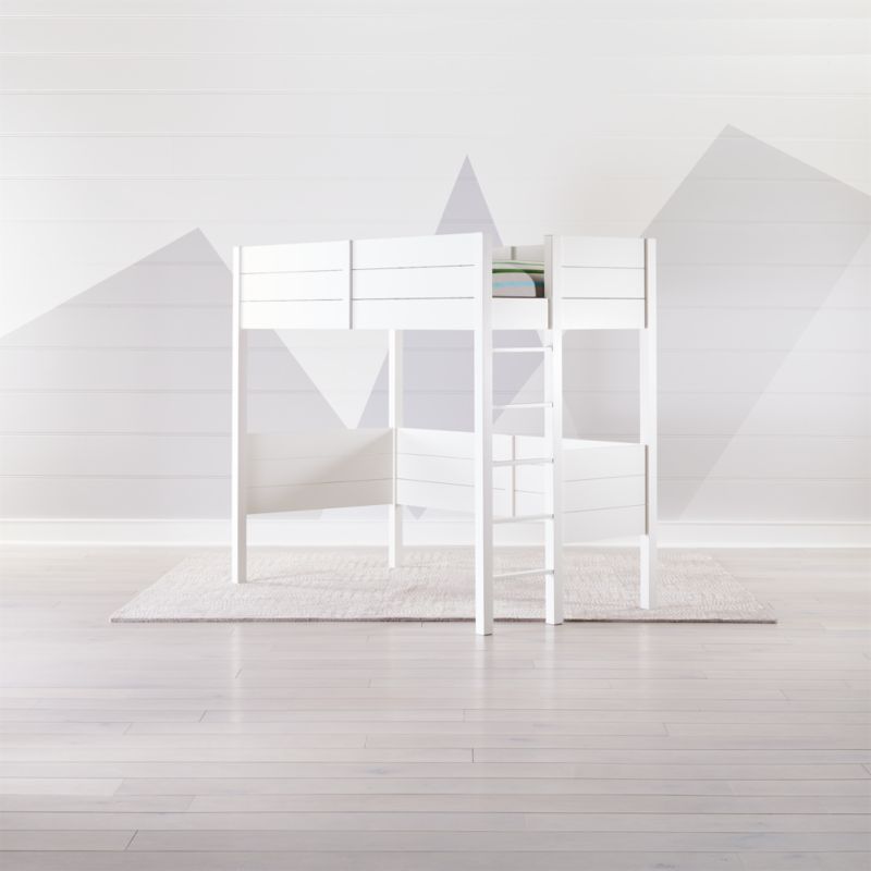 Parke White Loft Bed Crate And Barrel