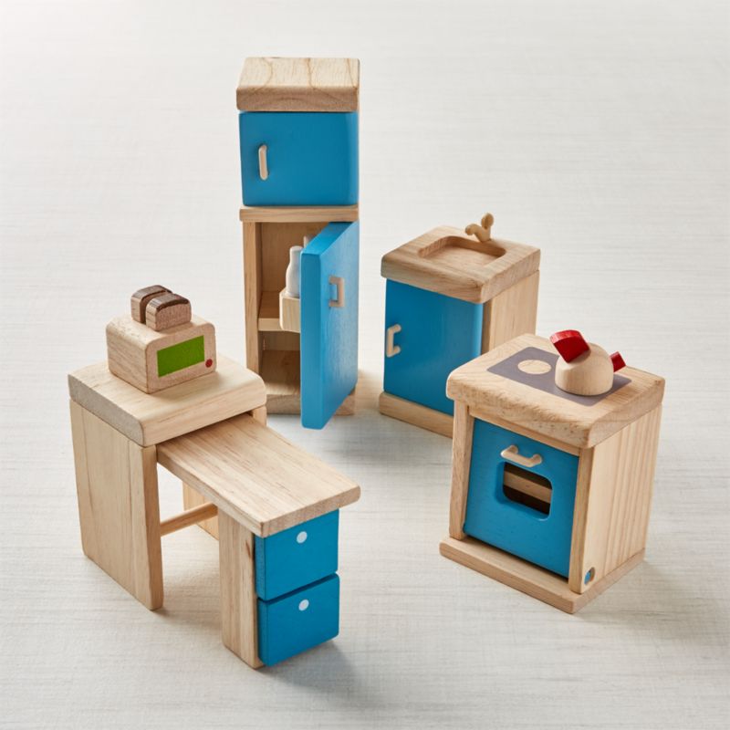 Plan Toys Kitchen Dollhouse Furniture Crate And Barrel