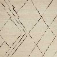 Vail Zig Zag Geometric Espresso Brown Rug Swatch 12"x18"