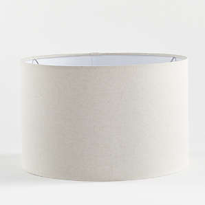 white textured lamp shade