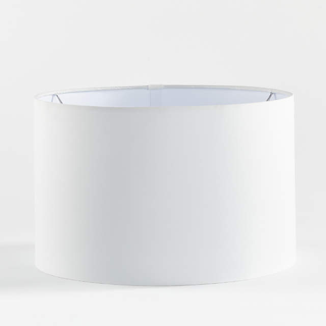 white drum shade