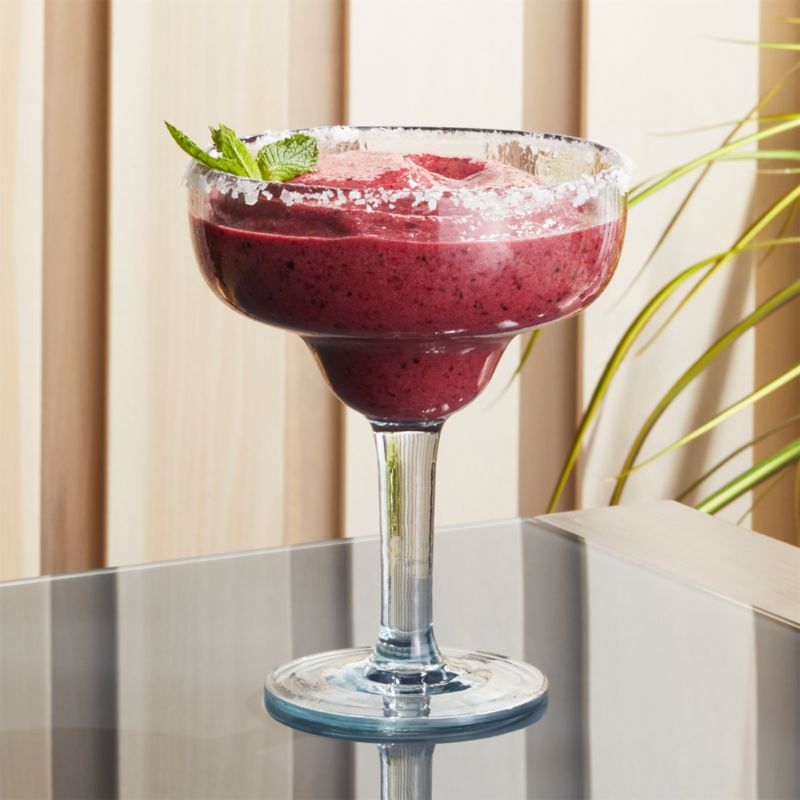 Vaso Grey Acrylic Margarita Glass + Reviews Crate and Barrel