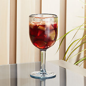 Vaso Grey Acrylic Wine Glass