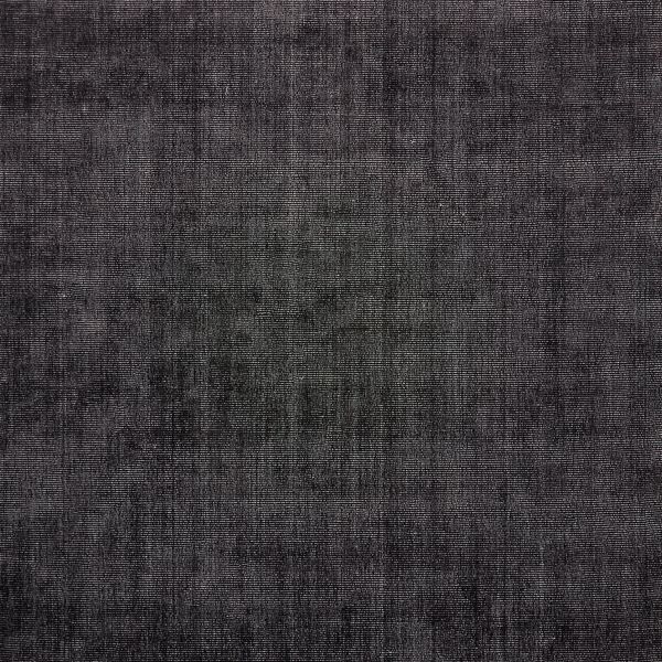 Vaughn Performance Wool-Blend Handwoven Black Area Rug 9'x12'