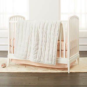 cream crib bedding