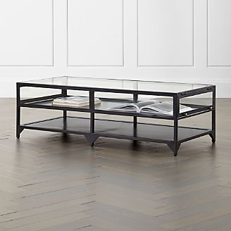 Coffee Tables Modern Traditional Rustic And More Crate Barrel Ventana Display Coffee Table
