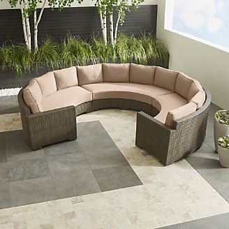 Outdoor Sectional Sofas for Patio Relaxation | Crate and Barrel