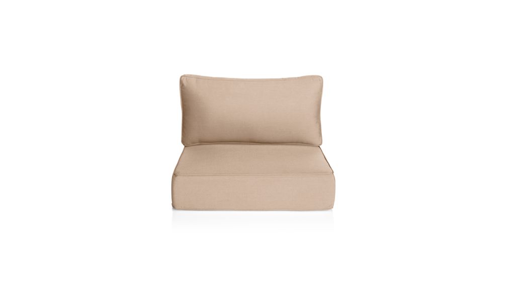 Ventura Stone White Outdoor Chair Cushion in Furniture Cushions
