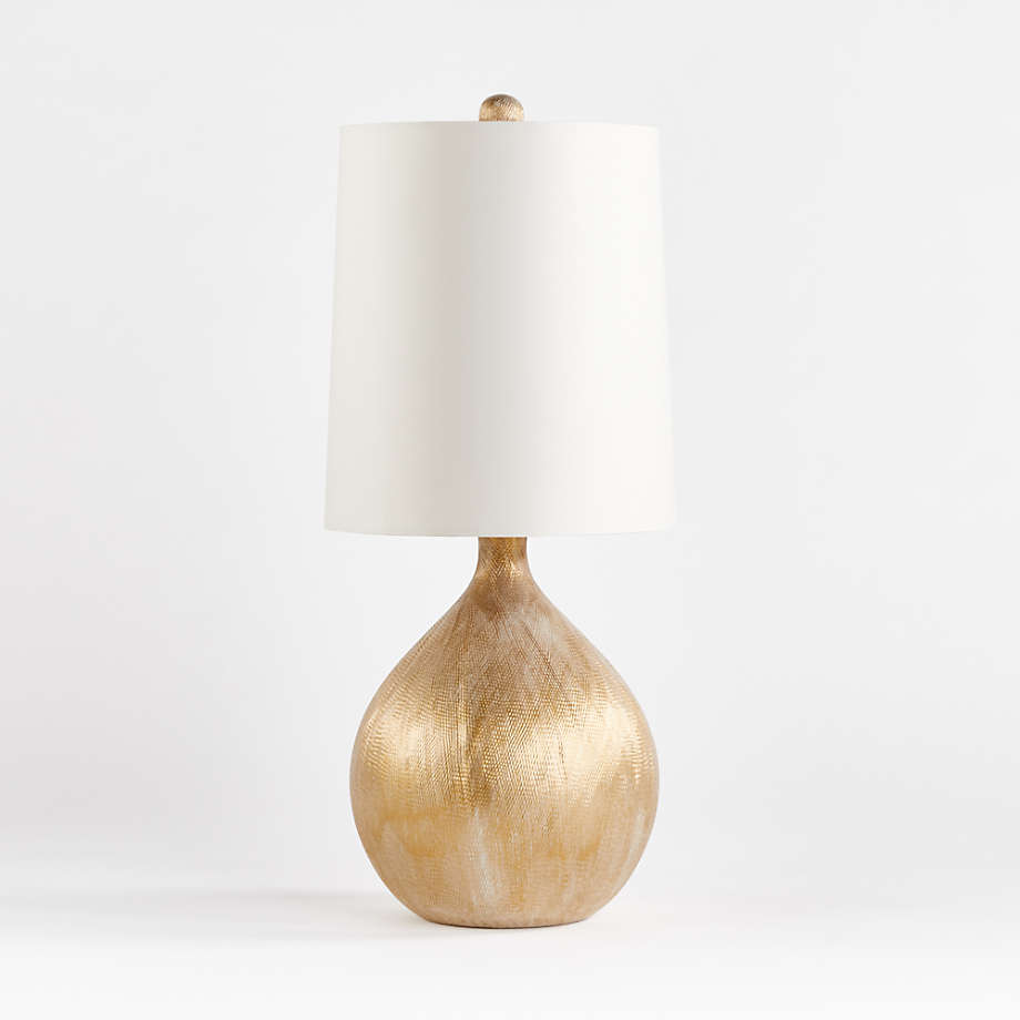 Vera Champagne Table Lamp + Reviews Crate and Barrel