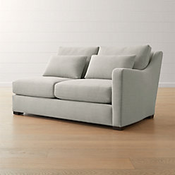 Verano Ii Slope Arm Sofa Reviews Crate And Barrel Verano Ii Right Arm Loveseat