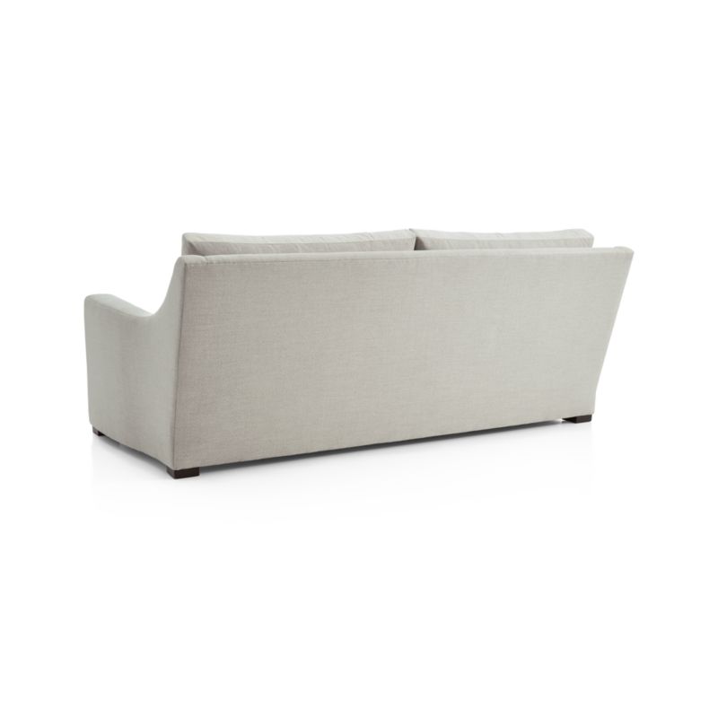Verano II Grey Slope Arm Sofa + Reviews | Crate and Barrel